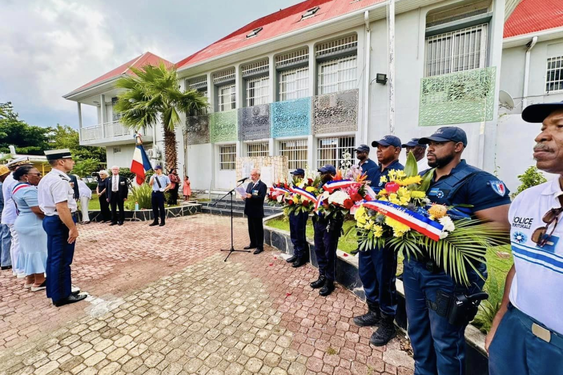 Fête de la Victoire commemorated  on May 8 at Collectivité memorial