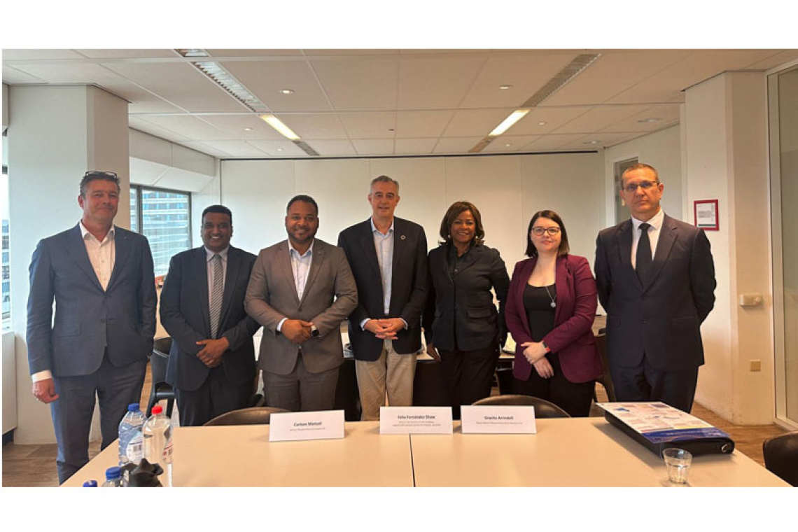 Deputy Minister Arrindell attends meeting  on EU Global Gateway Investment Agenda