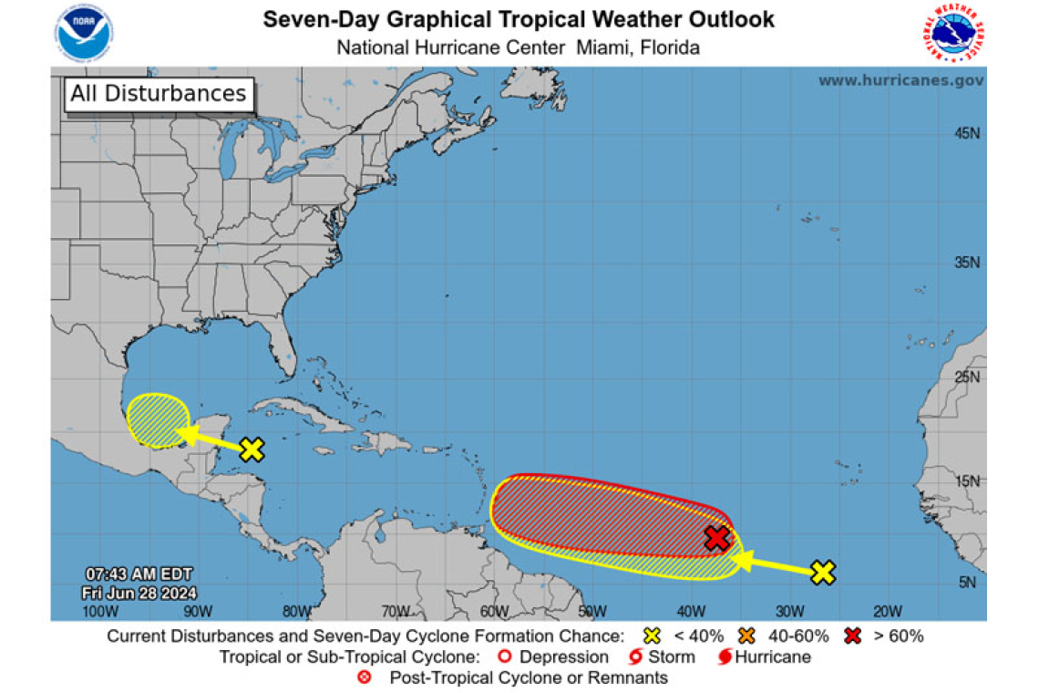 Tropical Weather Outlook for the North Atlantic...Caribbean Sea and the Gulf of Mexico