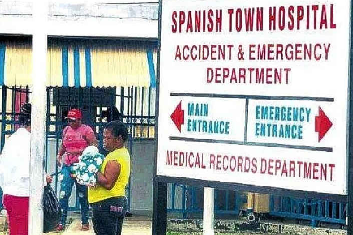 Spanish Town Hosp. in emergency  mode following severe flooding