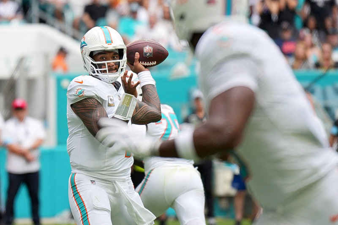 Tagovailoa, Dolphins extend Patriots' misery in Miami