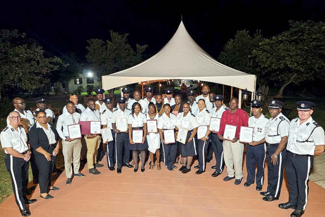Police awarded at Award  and Recognition Ceremony