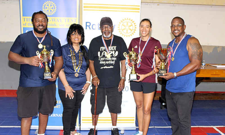 Felisha Aahster wins Rotary-Mid Isle & Coach  Radjouki Birthday Table Tennis Tournament