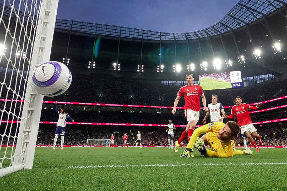 Wood on target as Forest beat Tottenham to go third