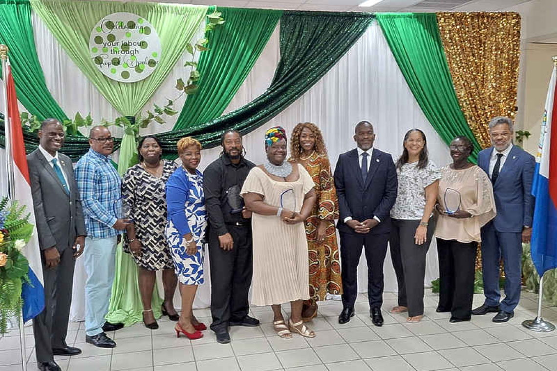 Five labour stalwarts honoured  during Labour Day event May 1