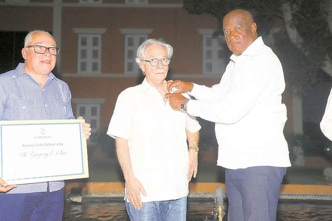 Cola Debrot Prize  for Gregory Elias