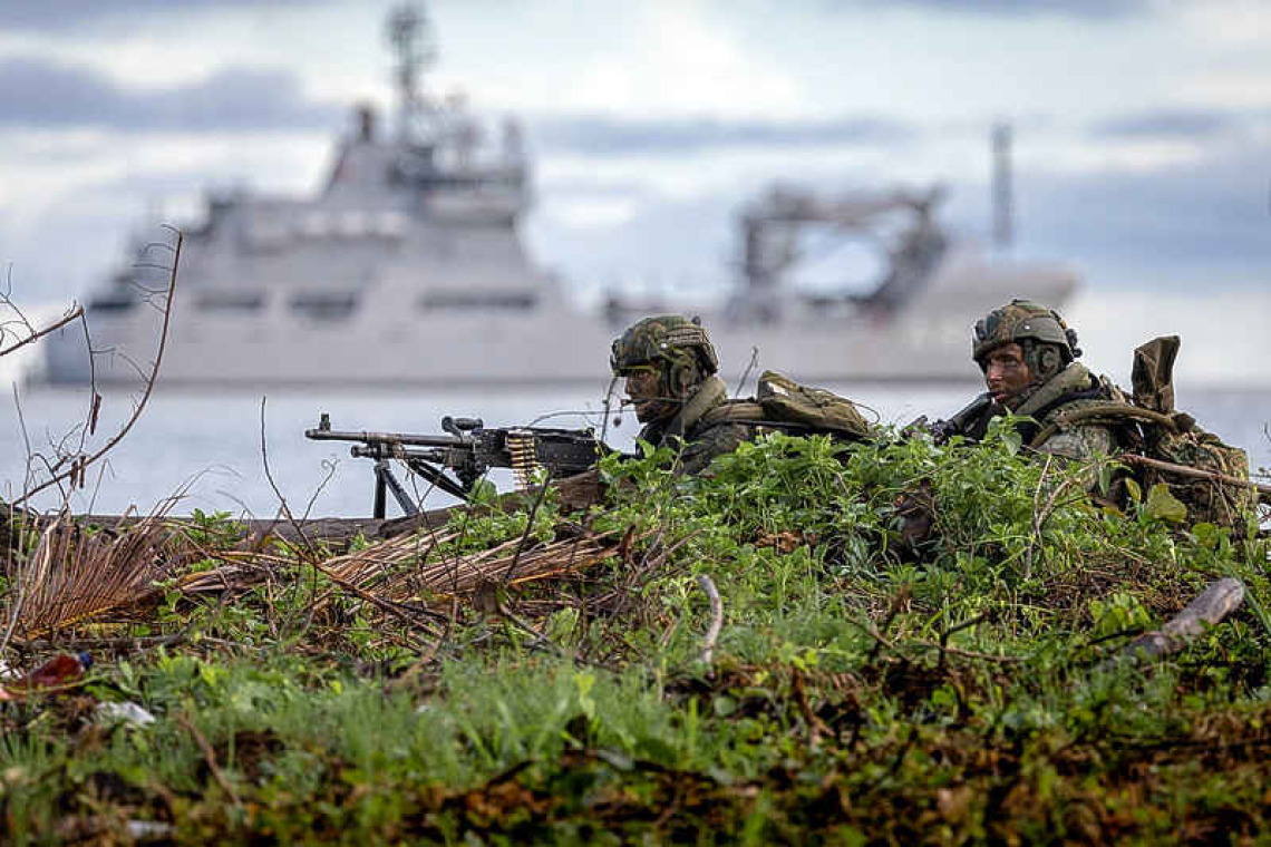 Dutch and Colombian marines train  on Colombian soil for the first time