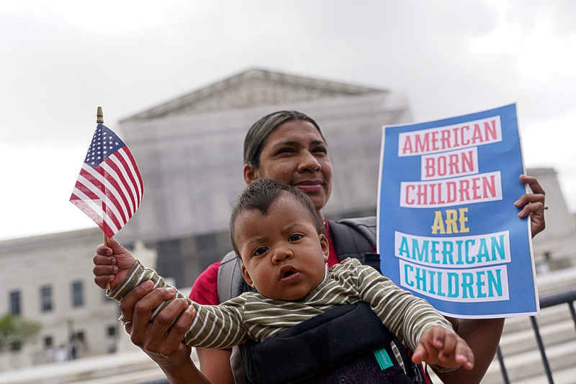 US Supreme Court grapples with Trump bid to restrict birthright citizenship