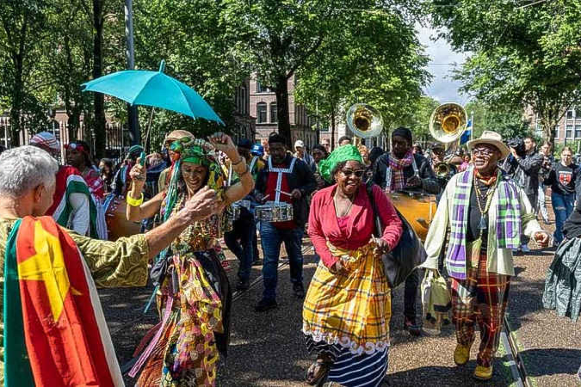 Controversy surrounds far-right politician’s  presence at slavery remembrance ceremony