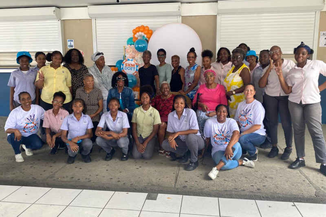 Sundial students host Spa and Wellness  Day honouring seniors during SXM DOET