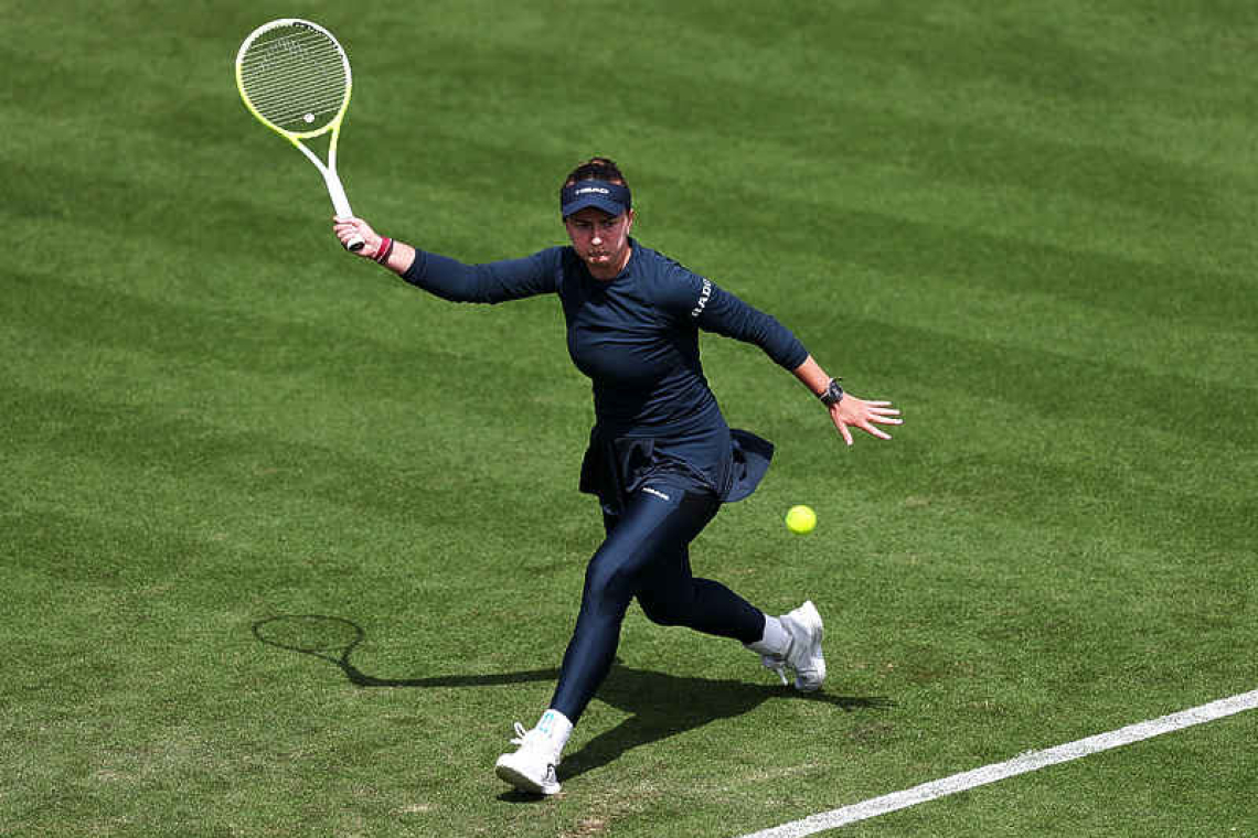   Krejcikova battles past Dart at windy Eastbourne, Raducanu survives scare