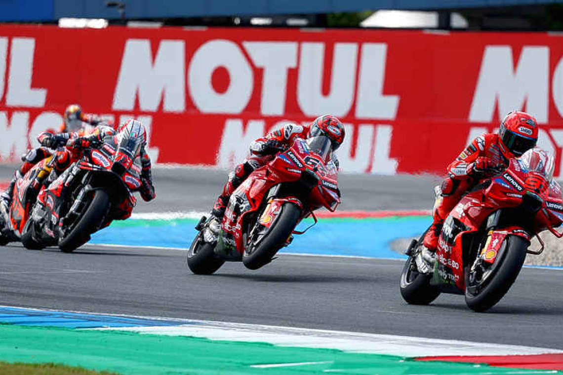 Marc Marquez wins Dutch Grand Prix but brother Alex crashes out   