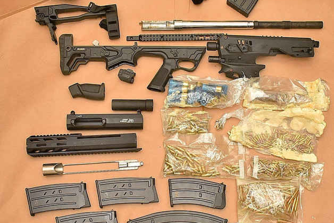 Three arrested, firearms seized  in joint cross-border operation