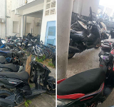 Call to owners for retrieval  of impounded motorcycles