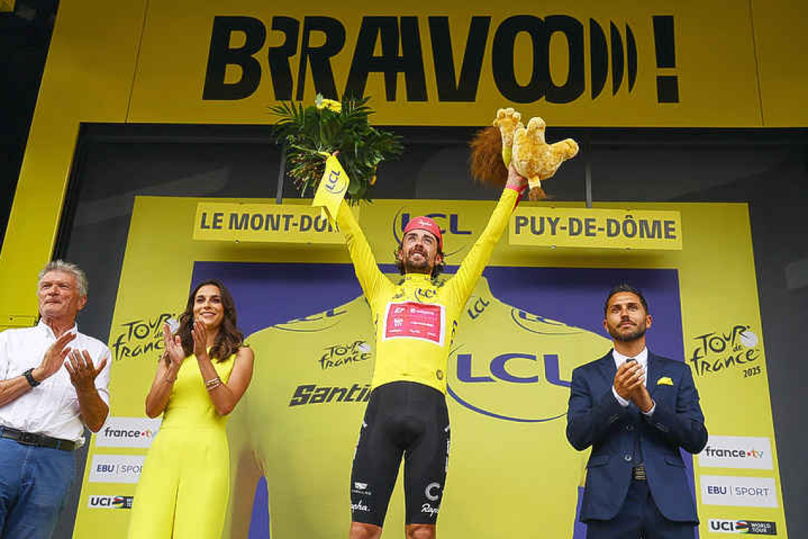 Healy gives Ireland rare yellow jersey as Yates wins Tour de France 10th stage