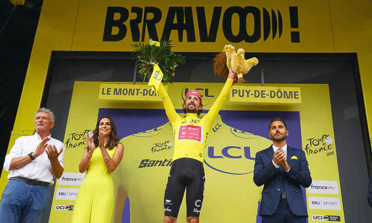 Healy gives Ireland rare yellow jersey as Yates wins Tour de France 10th stage