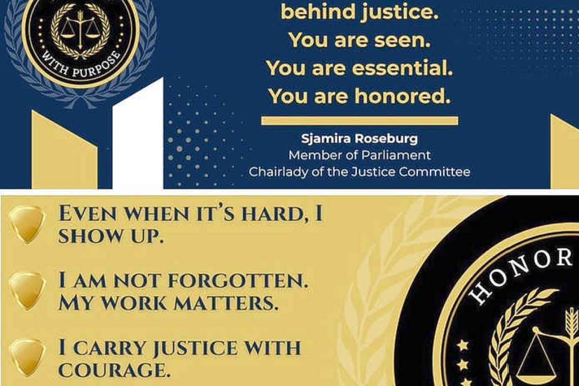 MP Roseburg debuts “Honour Card”  in recognition of all justice workers