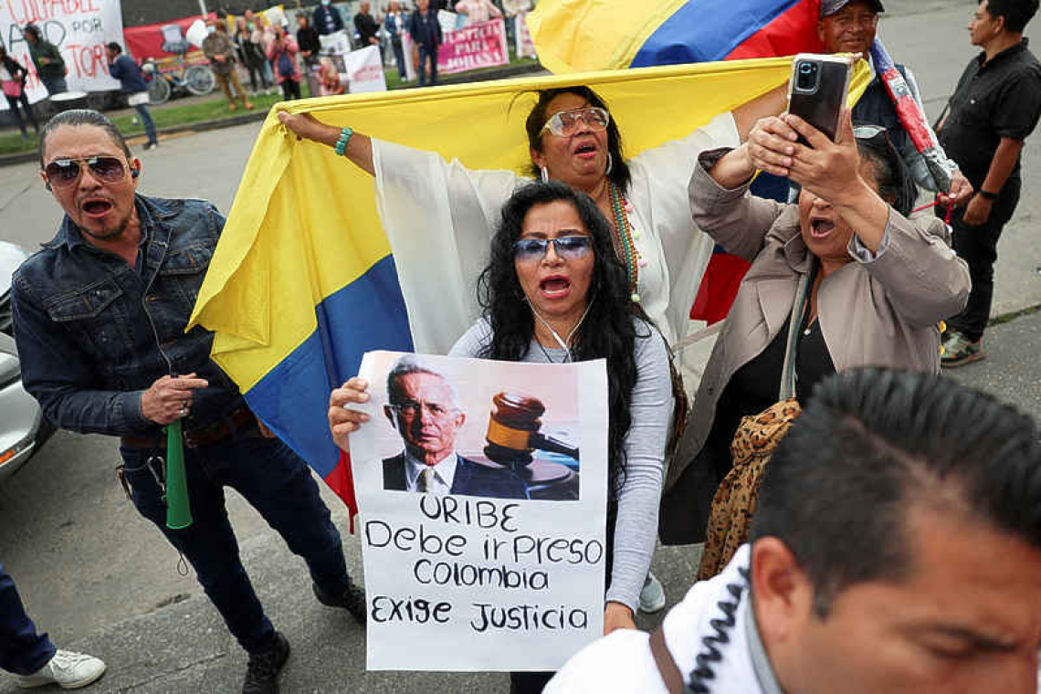 Uribe sentenced to 12  years of house arrest