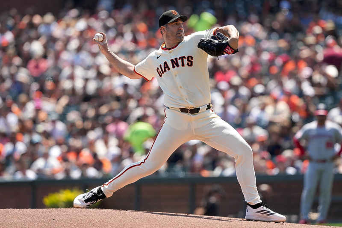 Giants' Justin Verlander becomes 10th pitcher to join 3,500K club