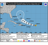 ...ERIN BECOMING BETTER ORGANIZED AND IS EXPECTED TO BECOME A HURRICANE LATER TODAY...