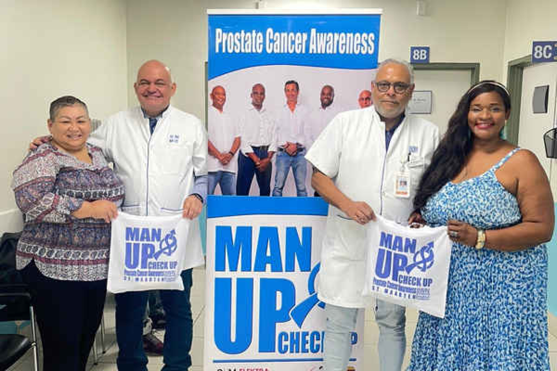    Positive, Elektralyets Foundations honour  urologists with “Man Up Check Up” pins