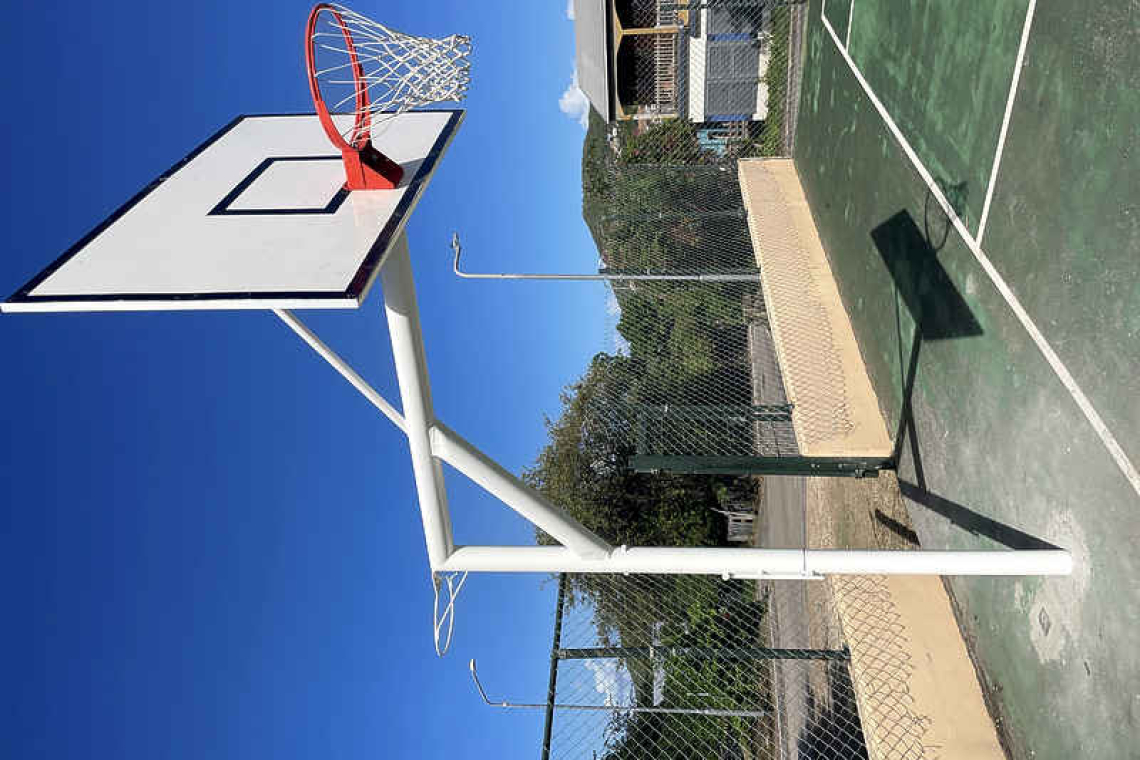 Dutch Quarter Community Court gets hoops restored and netball added
