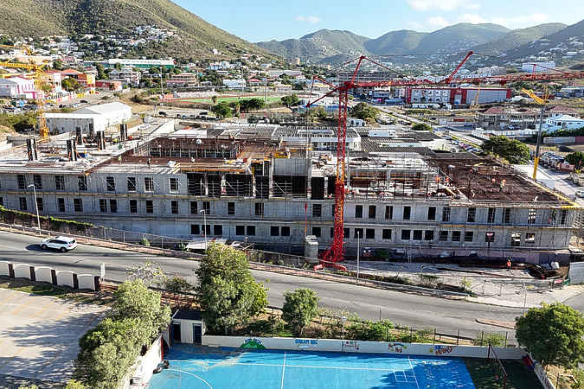 SMMC reports major progress in St. Maarten  General Hospital Construction during 2024