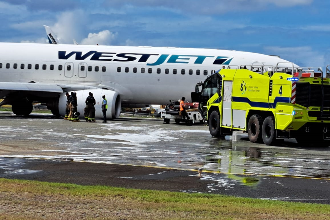UPDATE:   ‘We’re stopping on the runway,’ WestJet pilot tells ATC after landing gear collapse