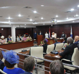    ‘It is time for St. Maarten to embrace, commit,  act,’ Baly says as he opens Parliamentary year