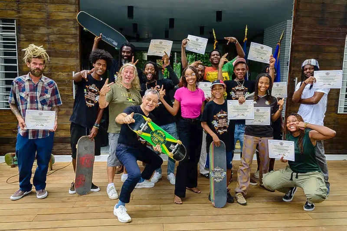    France lends a hand to develop  skateboarding in Jamaica