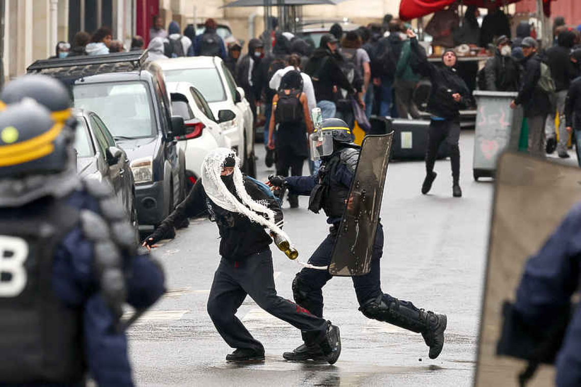 'Block Everything' protests sweep across France, scores arrested