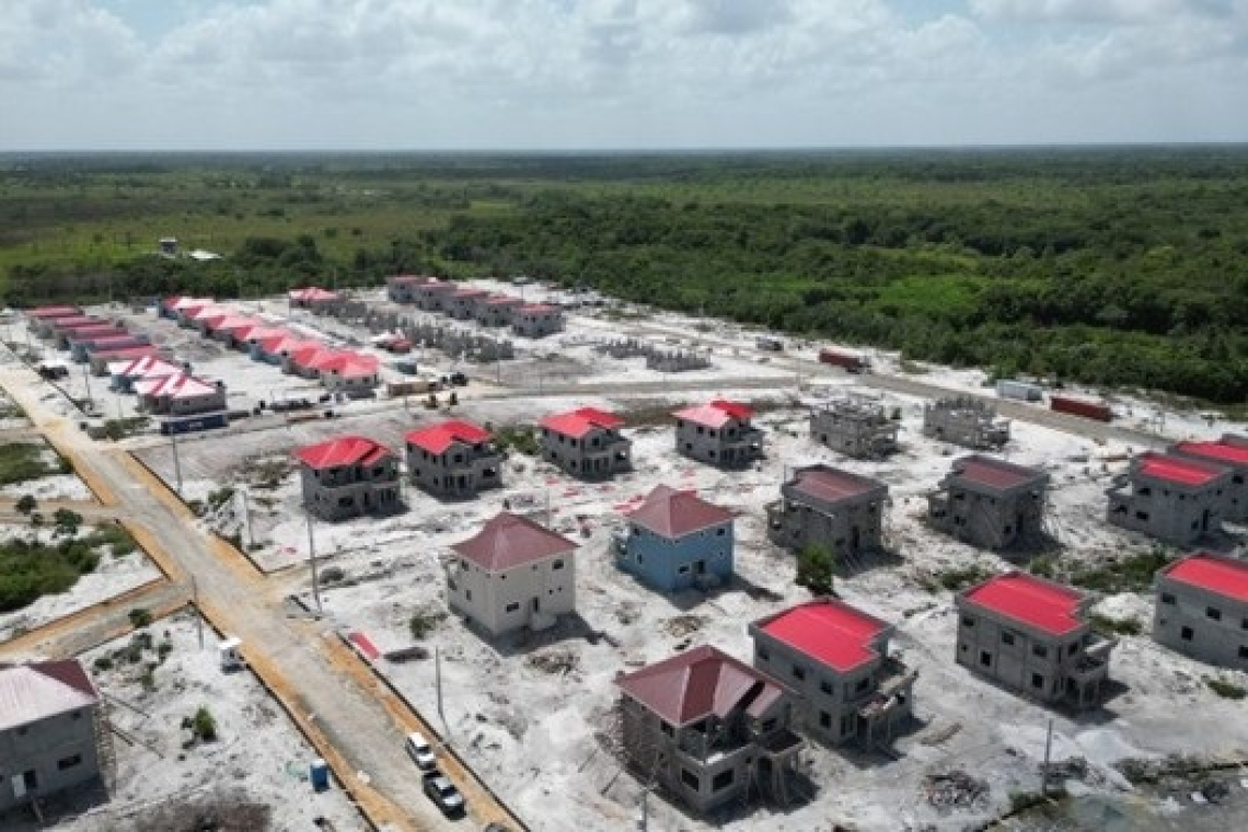    ‘Quality of work important’ says Min. Croal as works on  Silica City houses advance; Phase Two design underway