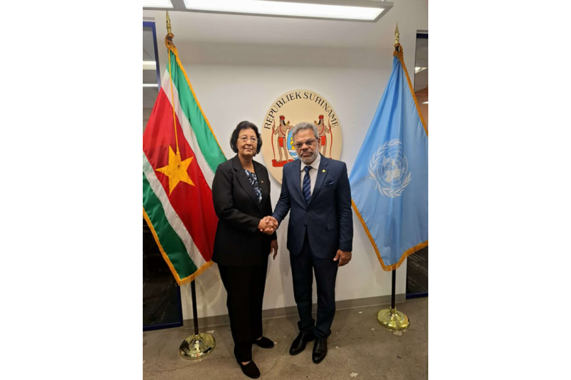 St. Maarten, Suriname move toward stronger ties at UNGA