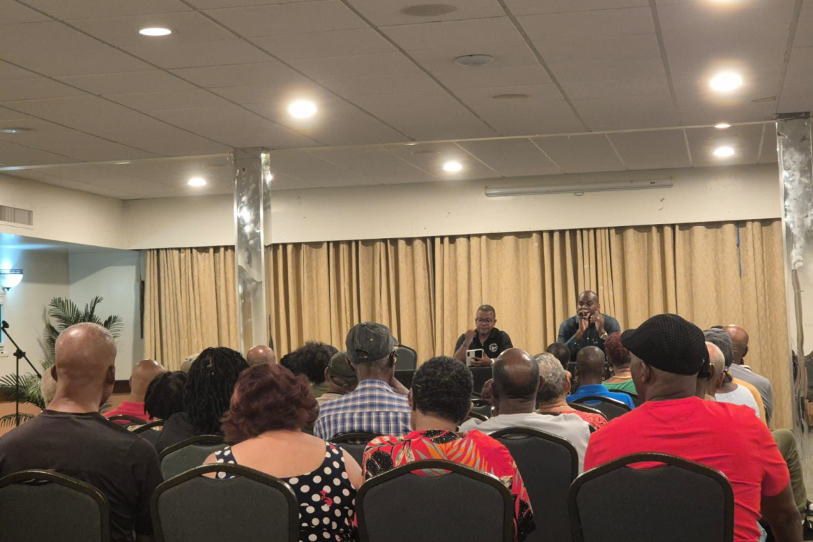 Cole Bay, Cay Bay send ‘serious, dire’  message to govt. at Ottley Town Hall