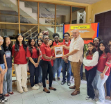  Teen Times presents parliamentary proposal  to MP Chris Wever for performing arts centre