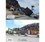    VROMI, KPSM address illegal dumping  of large container near landfill entrance