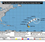 ...LORENZO POORLY ORGANIZED OVER THE CENTRAL TROPICAL ATLANTIC...