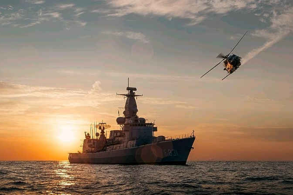 Zr.Ms. Van Amstel temporarily relieves  Zr.Ms. Groningen in the Caribbean region