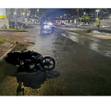 Scooter with passenger hits pedestrian    on Brouwers Road, three hospitalized 