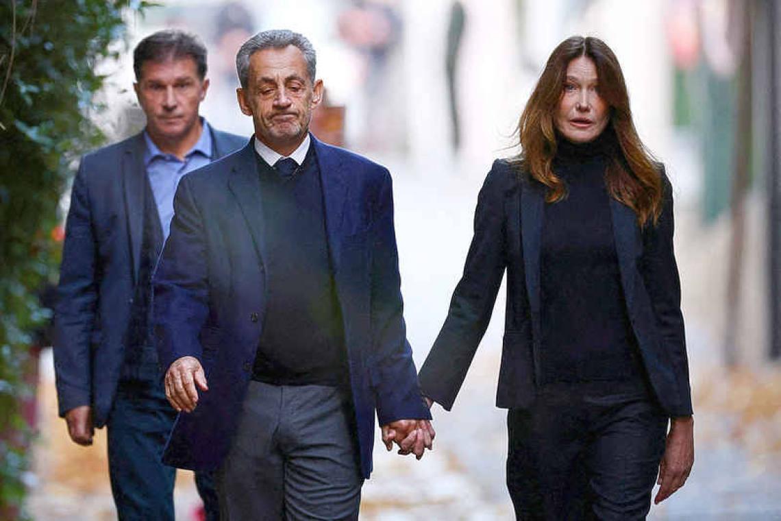 Former French President Sarkozy starts his 5-year prison sentence