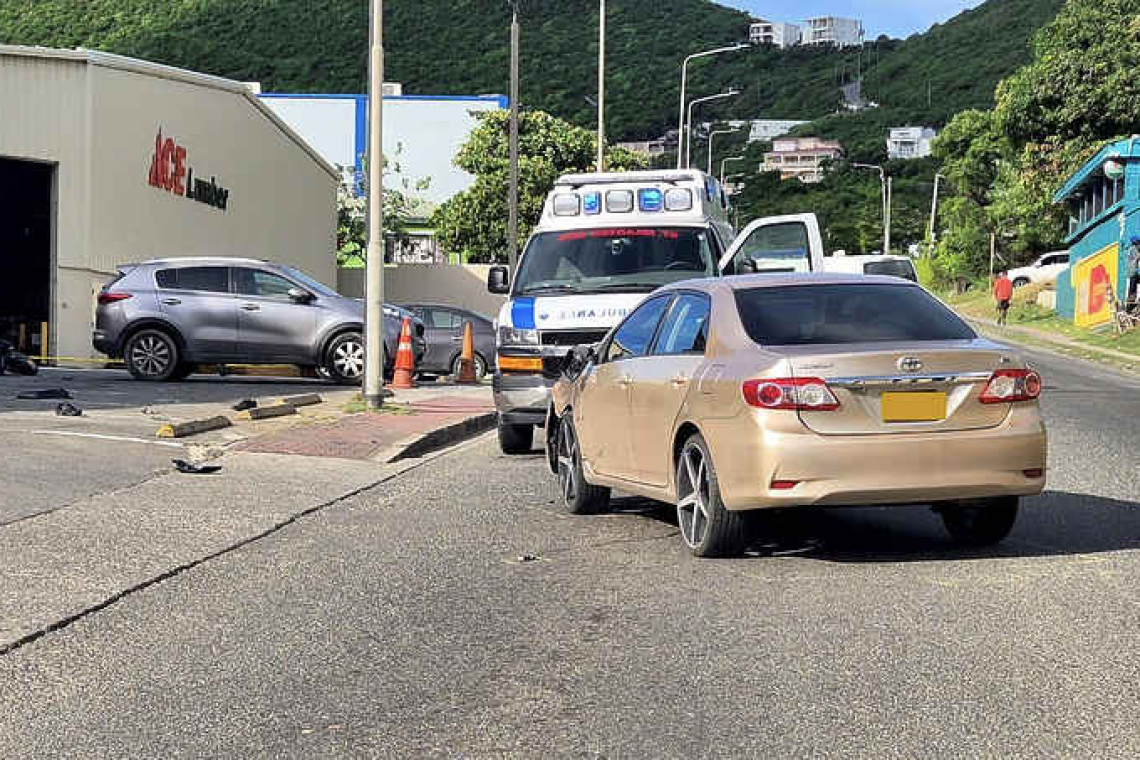 Again scooter collides with vehicle on  Brouwers Road; police investigate