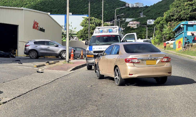 Again scooter collides with vehicle on  Brouwers Road; police investigate