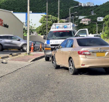 Again scooter collides with vehicle on  Brouwers Road; police investigate