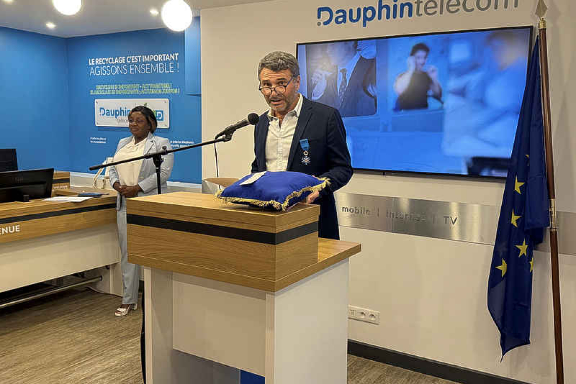 Founder of Dauphin Telecom Alain Haillant  awarded Knight of the Order of National Merit