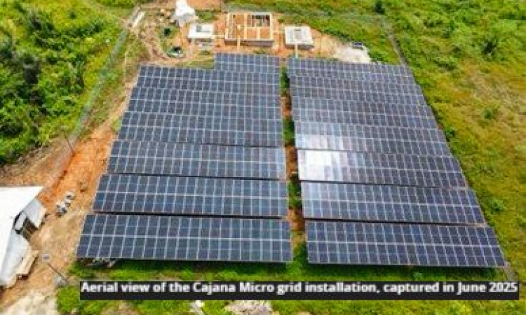 Ten rural communities in Suriname will benefit from a CDF  Electrification Project to be completed before year-end