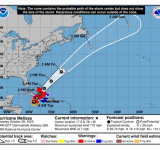 ...EYE OF EXTREMELY DANGEROUS CATEGORY 5 MELISSA APPROACHING WESTERN JAMAICA...