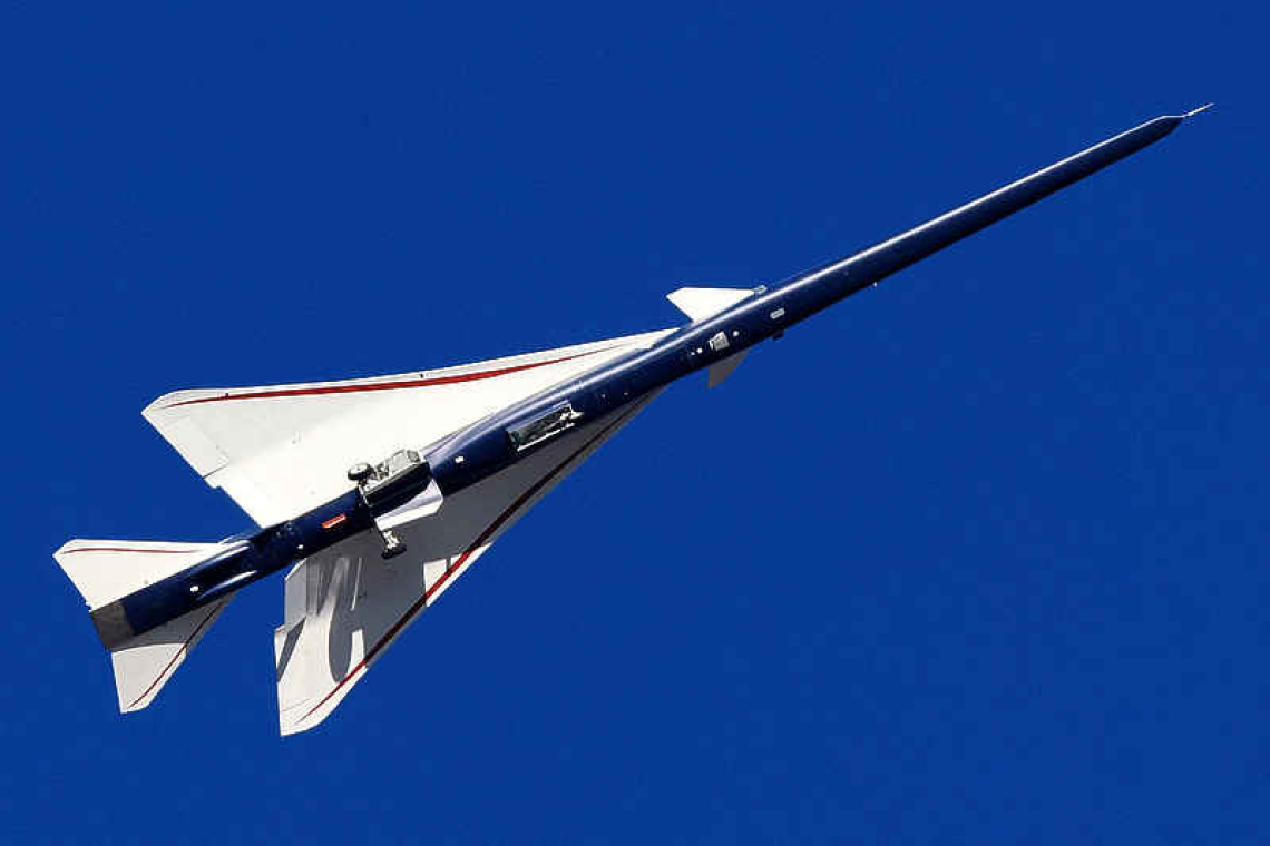 Quiet supersonic X-59 jet soars over California desert in first test flight