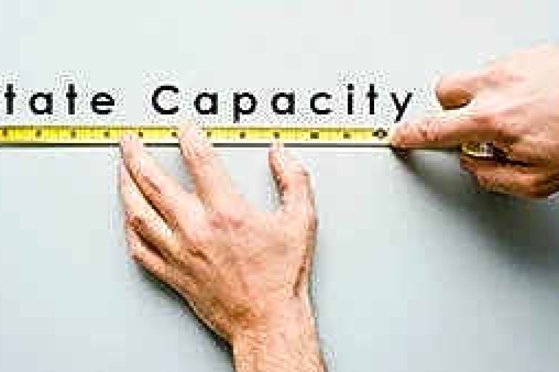 Why measuring the capacities of state is critical to resilience