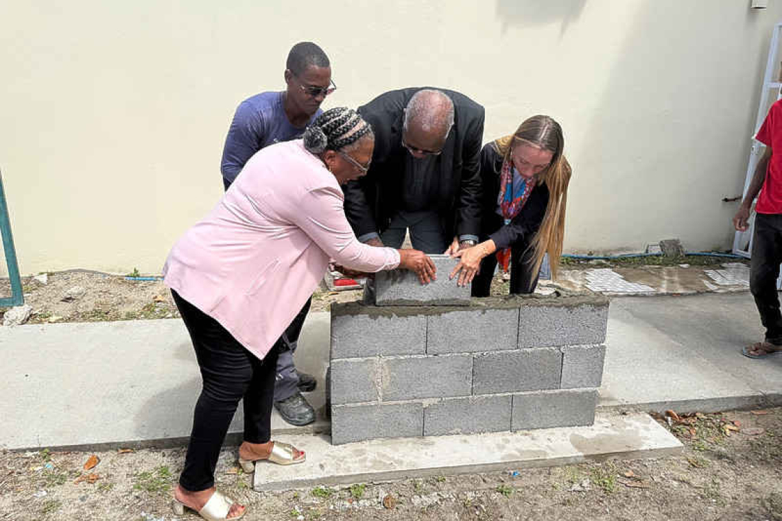 Foundation stone laid for Maison  des Associations in Grand Case