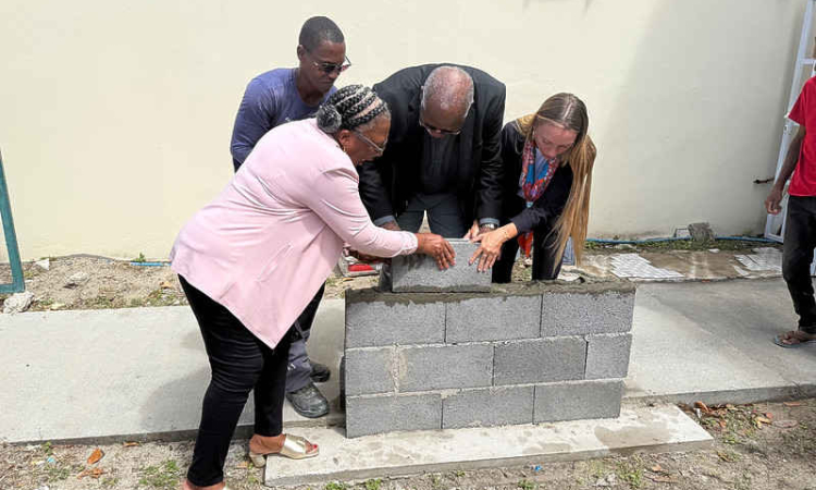 Foundation stone laid for Maison  des Associations in Grand Case